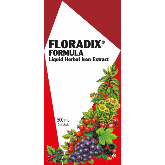 Floradix Liquid Herbal Iron Extract 500ml supplement at Pharmacy Direct