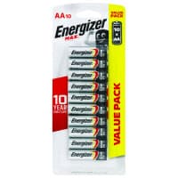 Energizer Max AA Batteries 10 Pack