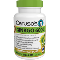Caruso's Ginkgo 6000 60 Tablets