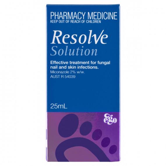 Ego Resolve Solution 25ml antifungal skin relief – Pharmacy Direct