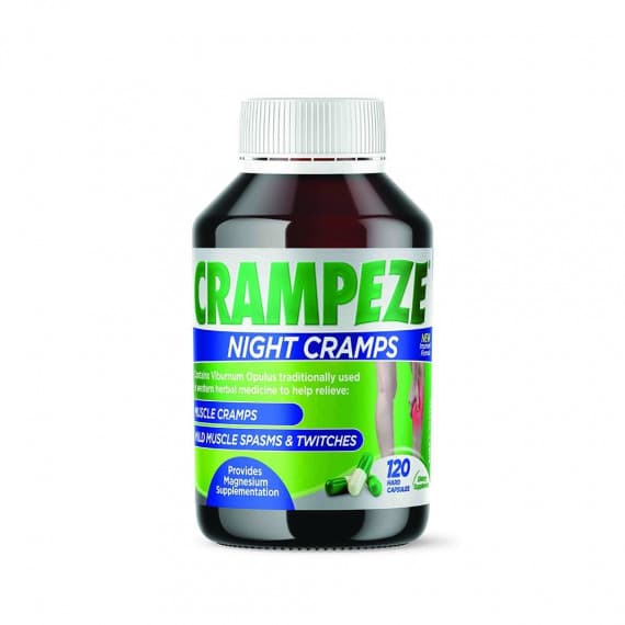 Crampeze Night Cramps 120 Capsules for fast muscle relief - Pharmacy Direct