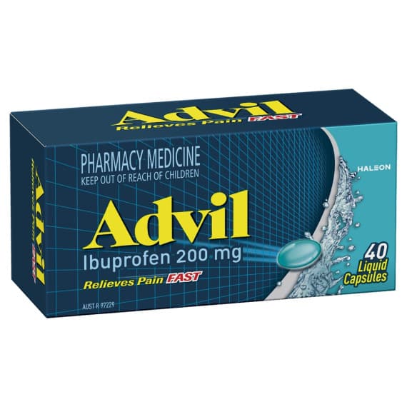 Buy Advil Liquid Capsules 40 Capsules Online Pharmacy Direct AU