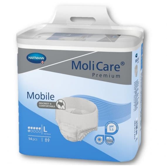 MoliCare Premium Mobile 6 Drops Large pack comfort protection - Pharmacy Direct