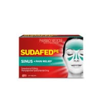Sudafed Pe Sinus Pain Relief Tabs 24