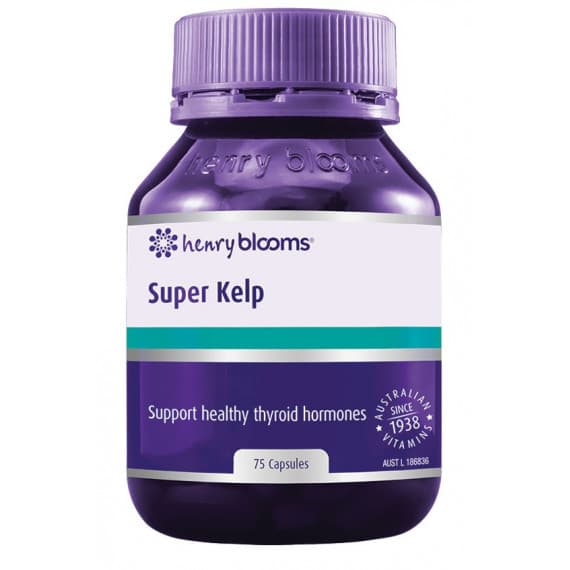 Henry Blooms Super Kelp 75 Vegetarian Capsules