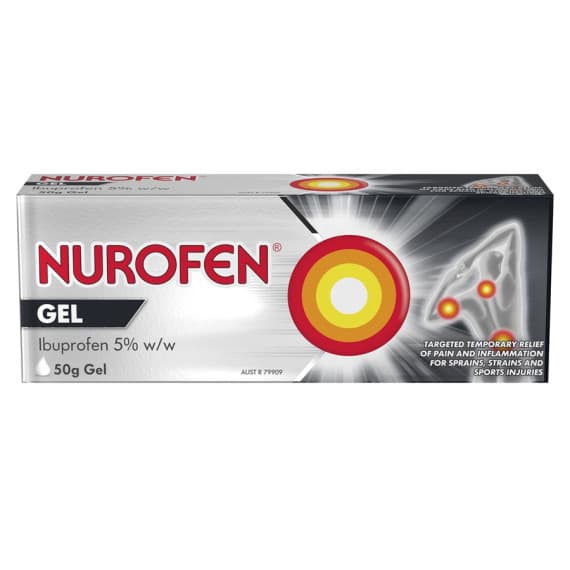 Nurofen Pain and Inflammation Relief Gel 5 Percent Ibuprofen 50g