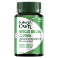 Natures Own Ginkgo Biloba 2000mg 100 Tablets