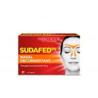 Sudafed PE Nasal Decongestant 48 Tablets