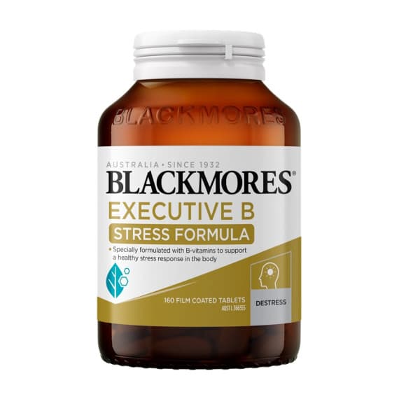 Blackmores Executive B Stress Formula 160 Tablets for energy and stress support at Pharmacy Direct