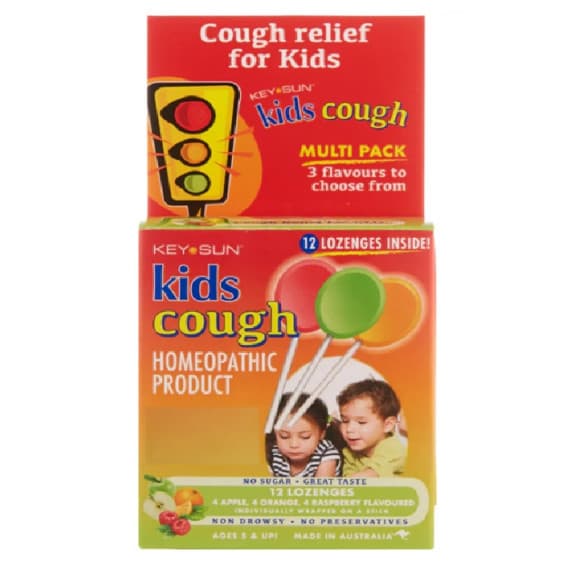 Buy Key Sun Kids Cough Multipack 12 Lozenges Online Pharmacy Direct AU