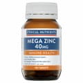 Ethical Nutrients Mega Zinc 40mg 120 Tablets