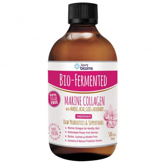 Henry Blooms Bio-Fermented Marine Collagen 500ml skin health - Pharmacy Direct