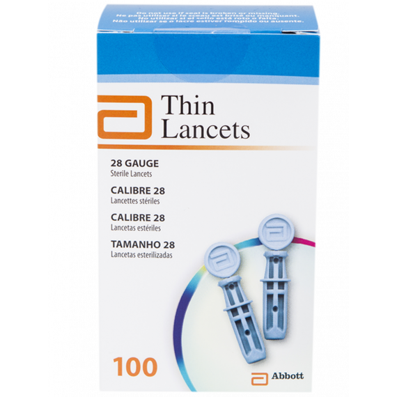 Abbott Thin Lancets 100 pack accurate gentle blood testing – Pharmacy Direct