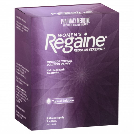 Regaine Women's Regular Strength Treatment for hair growth - available at Pharmacy Direct