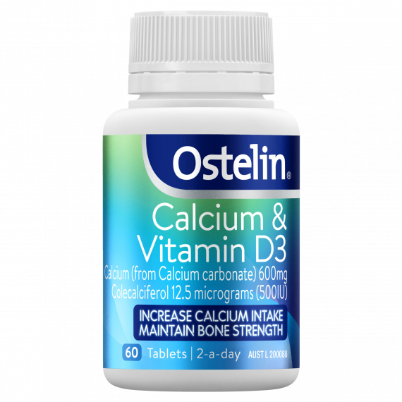 Ostelin Calcium And Vitamin D3 60 Tablets