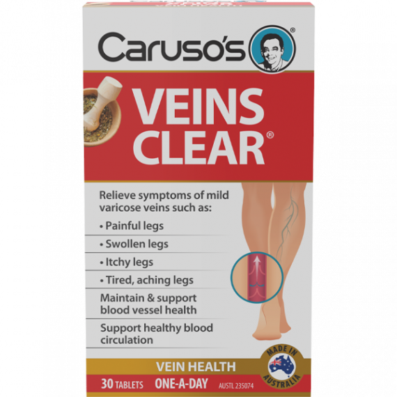 Caruso's Veins Clear 30 Tablets