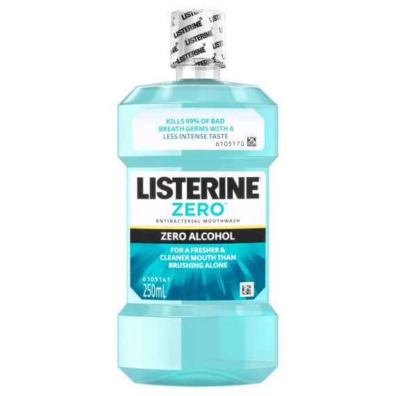 Listerine Zero Mouthwash 250ml available online at Pharmacy Direct