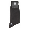 Sox And Lox Mens Fine Business Seamless Toe Socks Black Size 6 to 11
