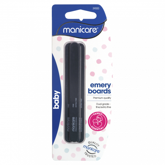 Manicare Baby Emery Boards Fine/Extra Fine 3 Pack