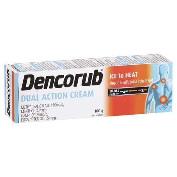 Buy Dencorub Dual Action Cream 100g Online Pharmacy Direct AU