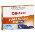 Demazin Cold Plus Flu Relief Day and Night Tablets 24 Tablets