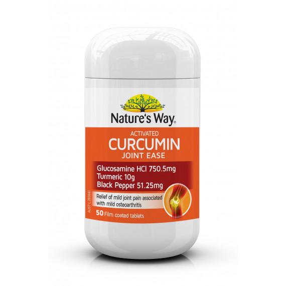 Buy Natures Way Activated Curcumin Joint Ease 50 Tablets Expiry Date 03/26 Online Pharmacy Direct AU
