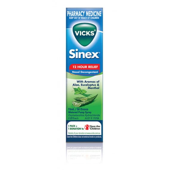 Vicks Sinex Nasal Decongestant 15ml - Buy Online at Pharmacy Direct