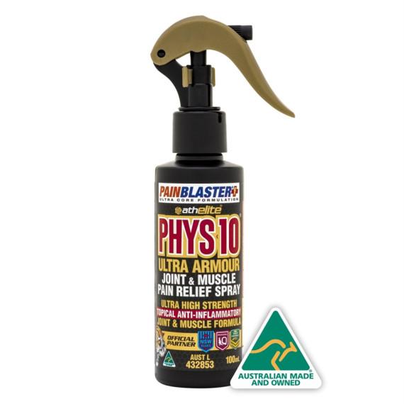 Buy Athelite Phys10 Joint And Muscle Pain Relief Spray 100ml Online Pharmacy Direct AU