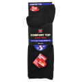 Sox And Lox Mens Business Diabetic Friendly Extra Large Socks Black Size 11 to 14