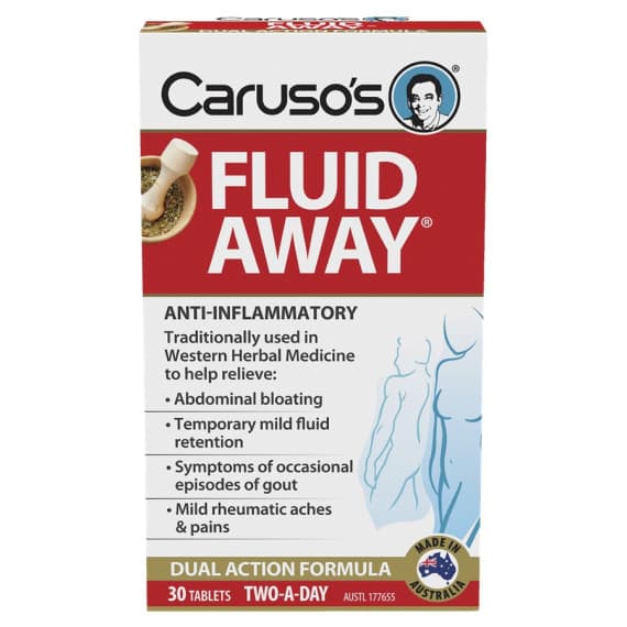 Buy Carusos Fluid Away 30 Tablets Online Pharmacy Direct AU