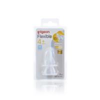 Pigeon Peristaltic Slim Neck Teat Medium 2 Pack