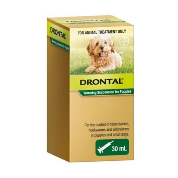 Buy Drontal Worming Puppy Suspension 30ml Expiry Date  02/26 Online Pharmacy Direct AU