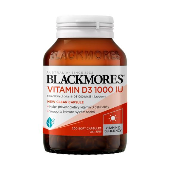 Blackmores Vitamin D3 1000IU 200 Capsules - Buy Online at Pharmacy Direct