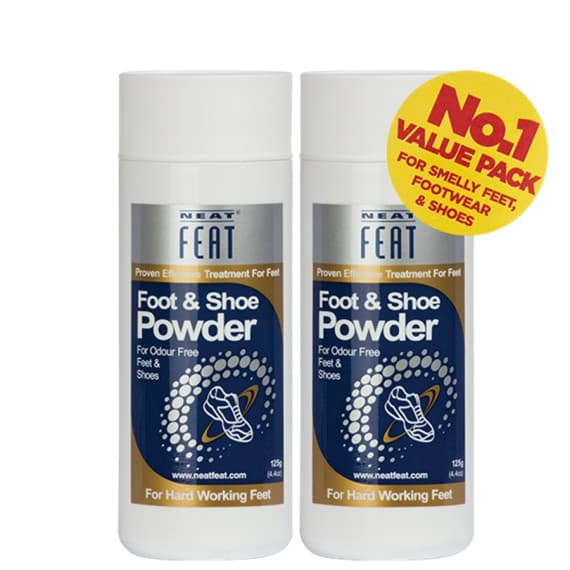 Buy Neat Feat Foot And Shoe Powder 125g Twin Pack Online Pharmacy Direct AU