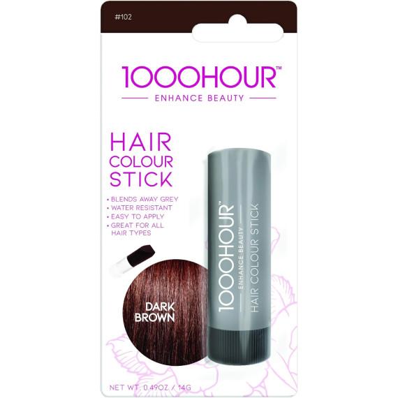 1000 Hour Hair Colour Stick Dark Brown 14g