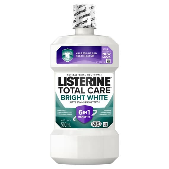 Listerine Bright White Mouthwash 500ml