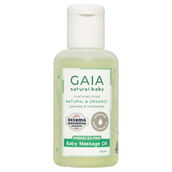 Gaia Natural Baby Massage Oil 125ml - Gentle Nourishment - Pharmacy Direct