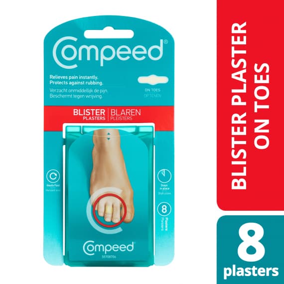 Compeed Toe Blister Plasters 8 Pack - Protect and Relieve Blisters | Pharmacy Direct