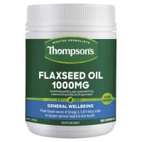 Thompsons Gel Free Flaxseed Oil 1000mg 200 Capsules