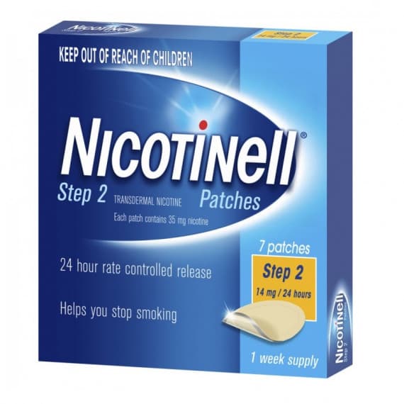 Nicotinell Patches Step 2 14mg - Quit Smoking Aid at Pharmacy Direct