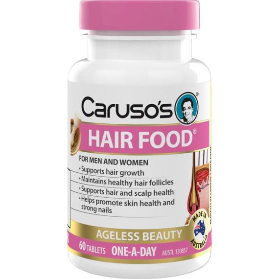 Buy Carusos Hair Food 60 Tablets Online Pharmacy Direct AU