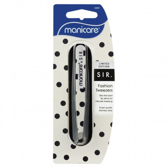 Manicare Fashion Slant Tip Tweezer - Precision and comfort for brows - Pharmacy Direct