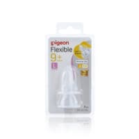 Pigeon Peristaltic Slim Neck Teat Large 2 Pack