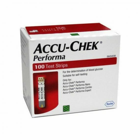 Accu-Chek Performa 100 Test Strips for accurate glucose tracking at Pharmacy Direct