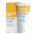 Invisible Zinc Sunscreen Face and Body SPF50 Plus 150g