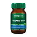 Thompsons Organic Iron 24mg 30 Tablets