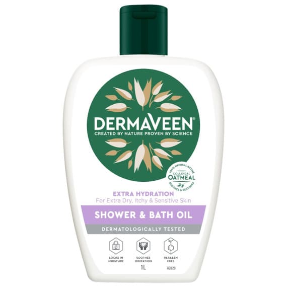 Dermaveen Extra Gentle Shower And Bath Oil 1 Litre