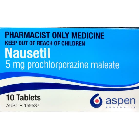 Nausetil 10 Tablets 5mg S3