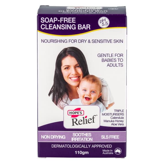 Buy Hopes Relief Cleansing Bar Soap Free 110g Online Pharmacy Direct AU