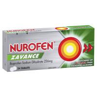 Nurofen Zavance 256mg Ibuprofen Pain Relief 24 Tablets